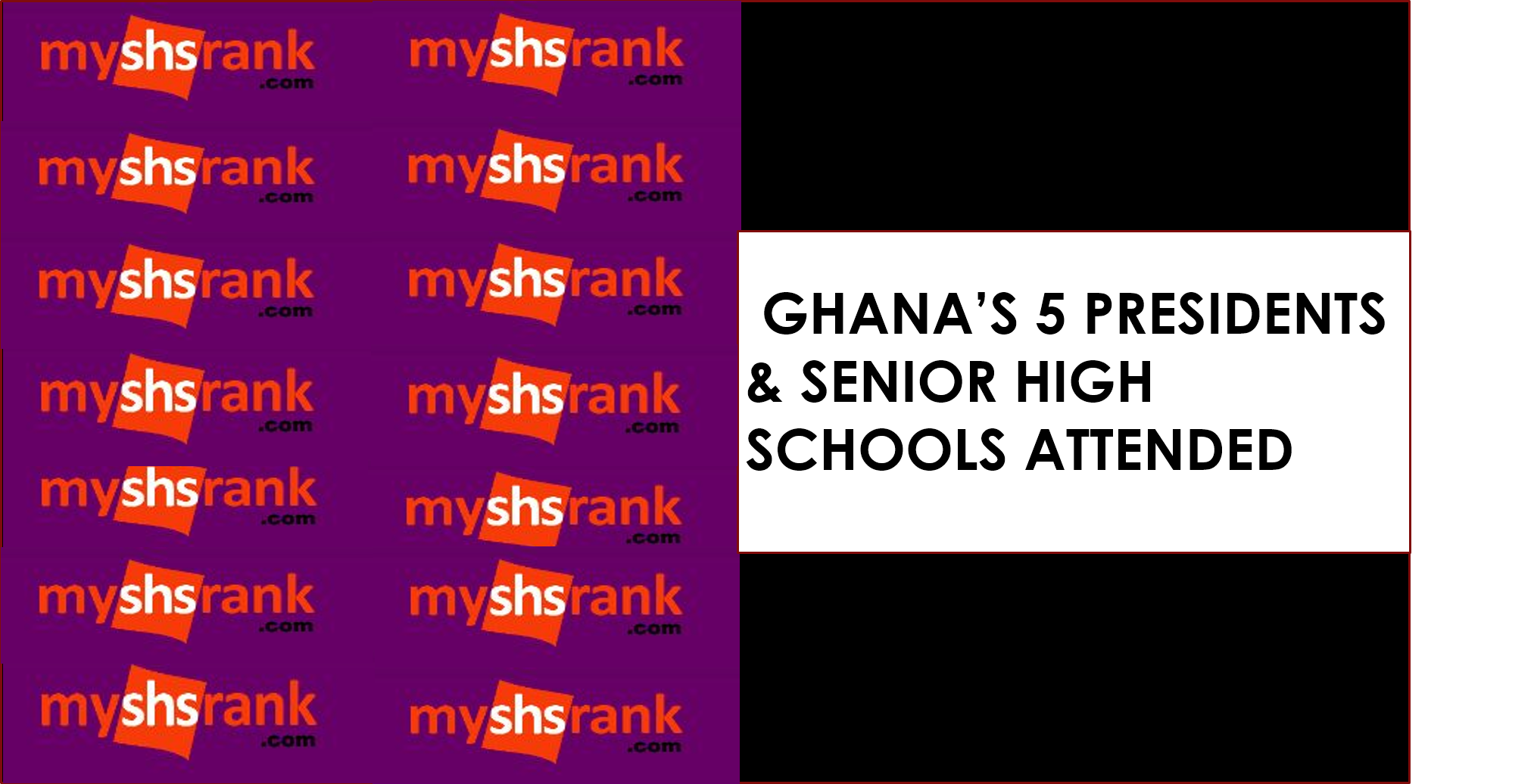 Ghana's presidents and senior high schools